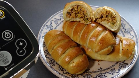 Buns fourrés (dinde poivron)